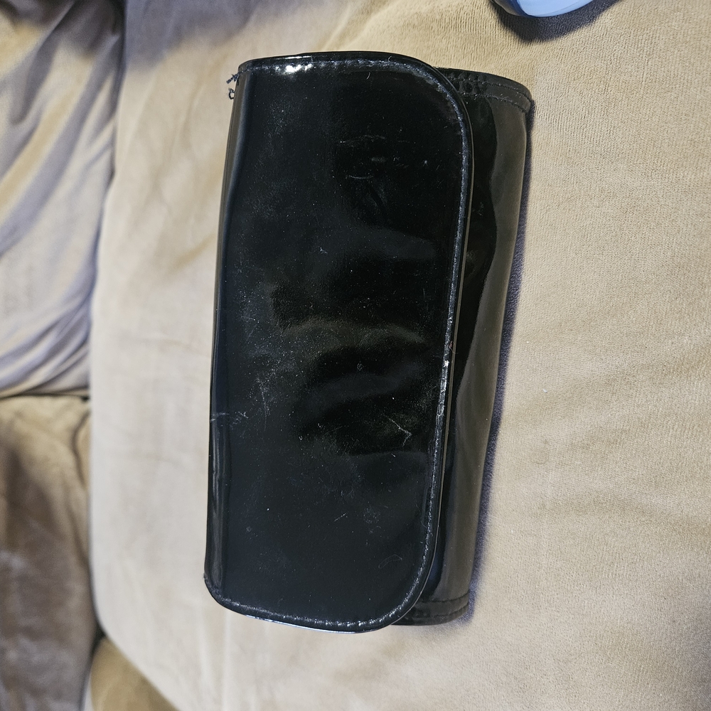 Bare Escentuals Black PLeather Makeup Bag